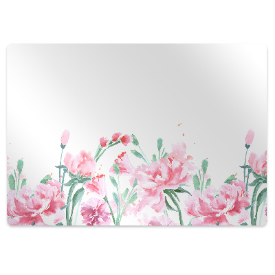 Tapis pour chaise de bureau Fleurs lumineuses