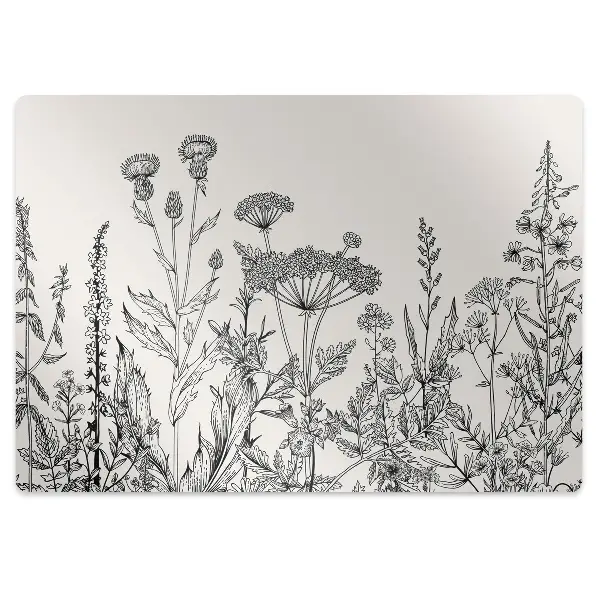 Tapis de chaise Belles plantes des champs
