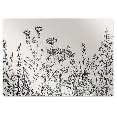 Tapis de chaise Belles plantes des champs