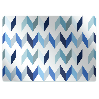 Tapis fauteuil bureau Sol blanc