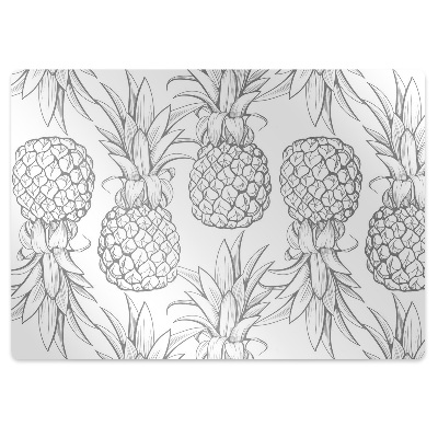 Tapis de chaise de bureau Motif ananas