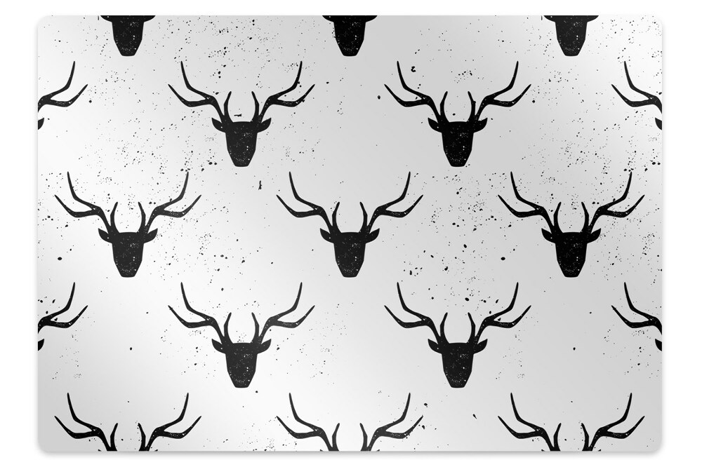 Tapis pour chaise de bureau Cerf noir
