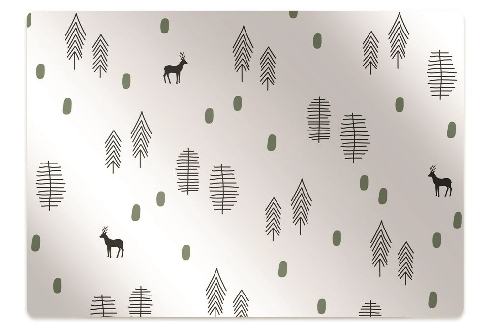 Tapis de chaise Forêt scandinave