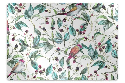 Tapis de chaise Oiseaux dans la forêt