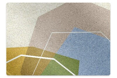 Tapis de chaise Champs colorés