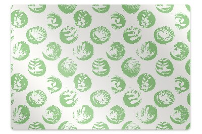 Tapis fauteuil bureau Reflets estampés