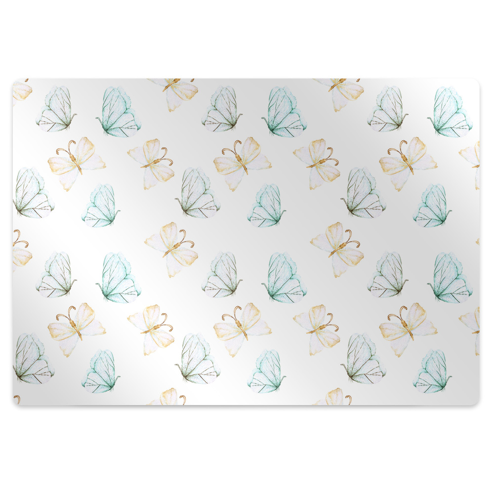 Tapis protège sol Papillons colorés