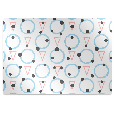 Tapis bureau Cercles et formes géométriques