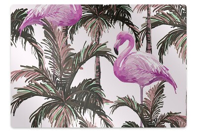 Tapis bureau Beaux oiseaux dans les palmiers