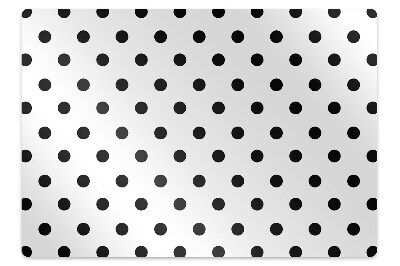 Tapis de chaise de bureau Points