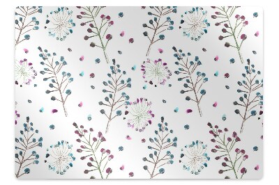 Tapis bureau Motif floral