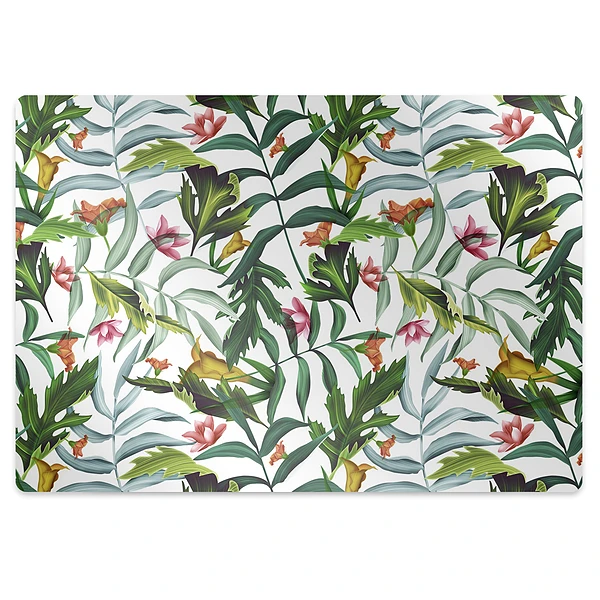 Tapis pour chaise de bureau Végétation tropicale