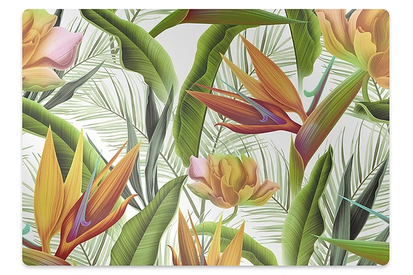 Tapis de chaise Plantes exotiques