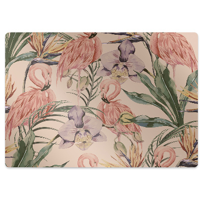 Tapis protège sol Bel oiseau