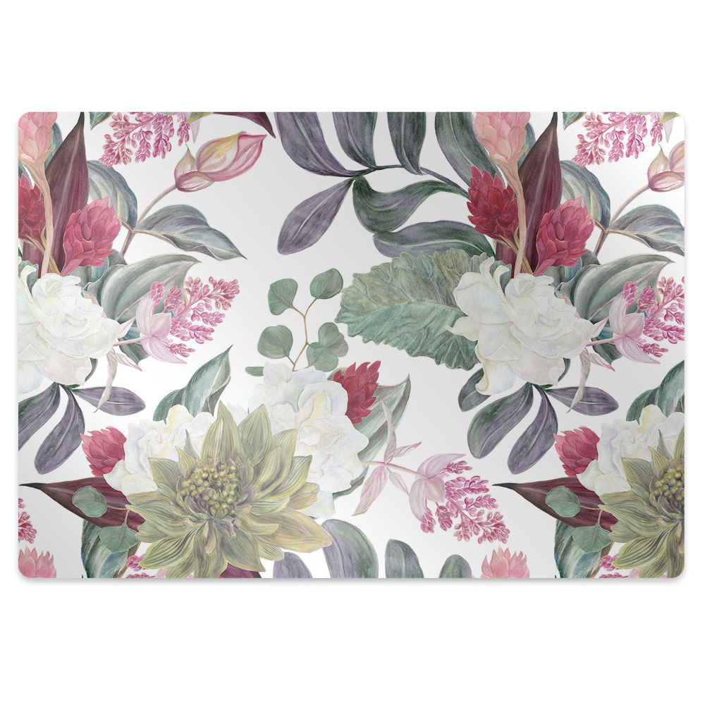 Tapis bureau Fleurs colorées