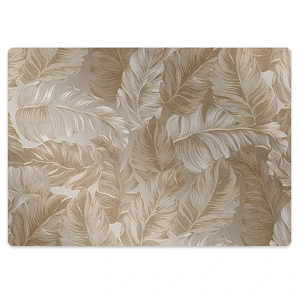 Tapis de protection de sol Feuilles dorées