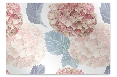 Tapis fauteuil bureau Énorme fleur