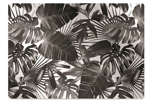 Tapis de protection de sol Feuilles sombres