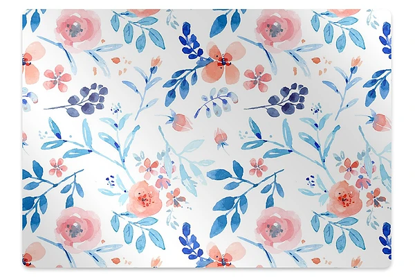Tapis de chaise de bureau Fleurs sauvages