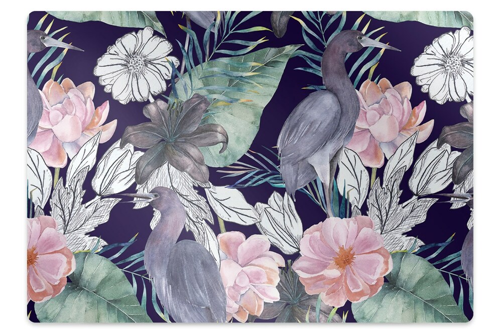 Tapis pour chaise de bureau Oiseaux sur les branches