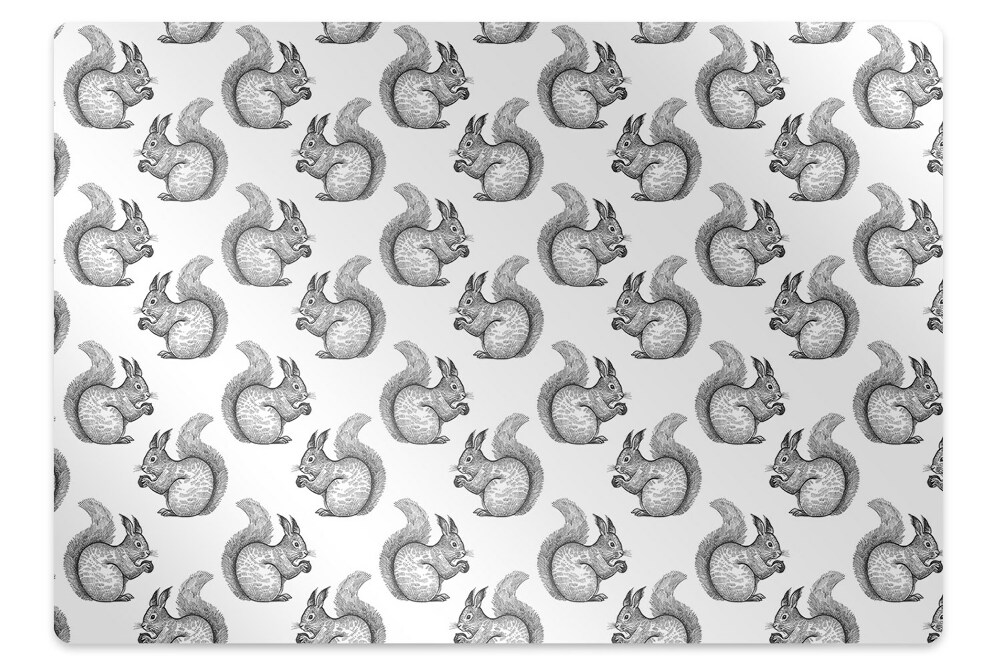 Tapis de chaise Motif écureuil