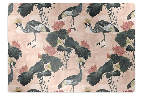 Tapis de protection de sol Grues de la culture chinoise