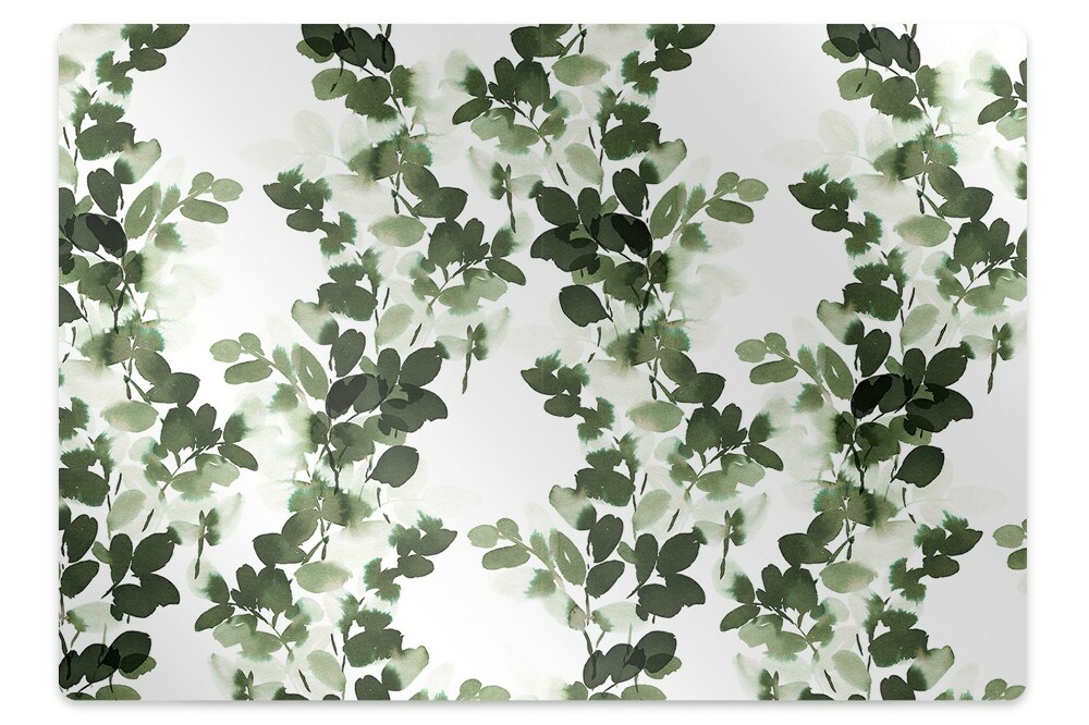 Tapis de chaise Feuilles vertes