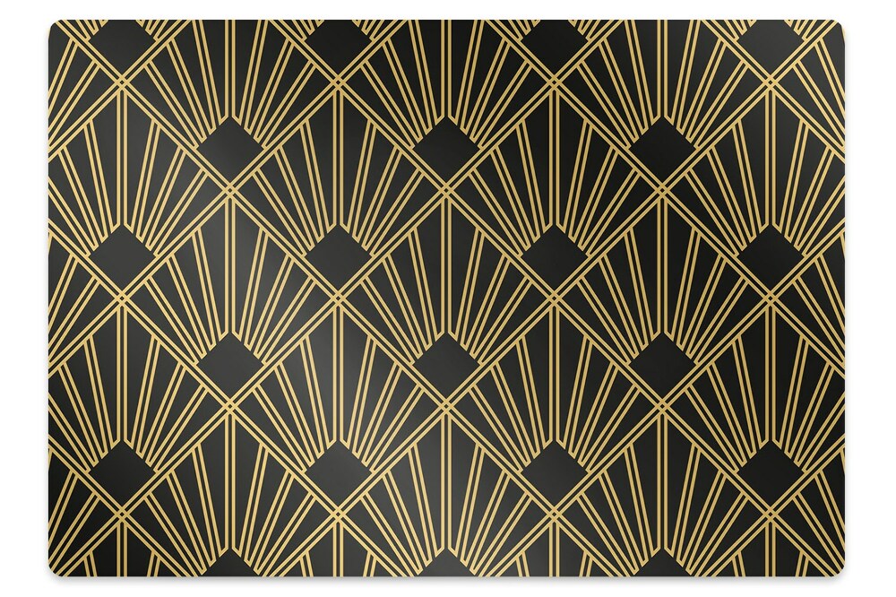 Tapis protection sol Art déco