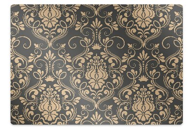 Tapis pour chaise de bureau Motif doré