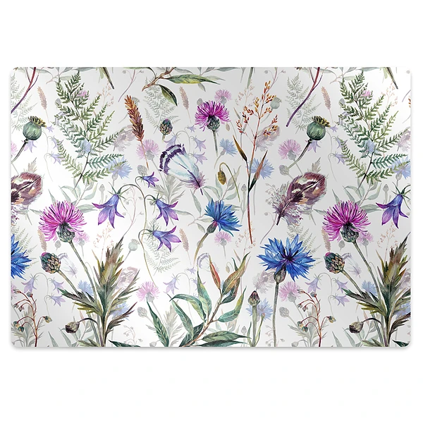 Tapis pour chaise de bureau Fleurs des champs