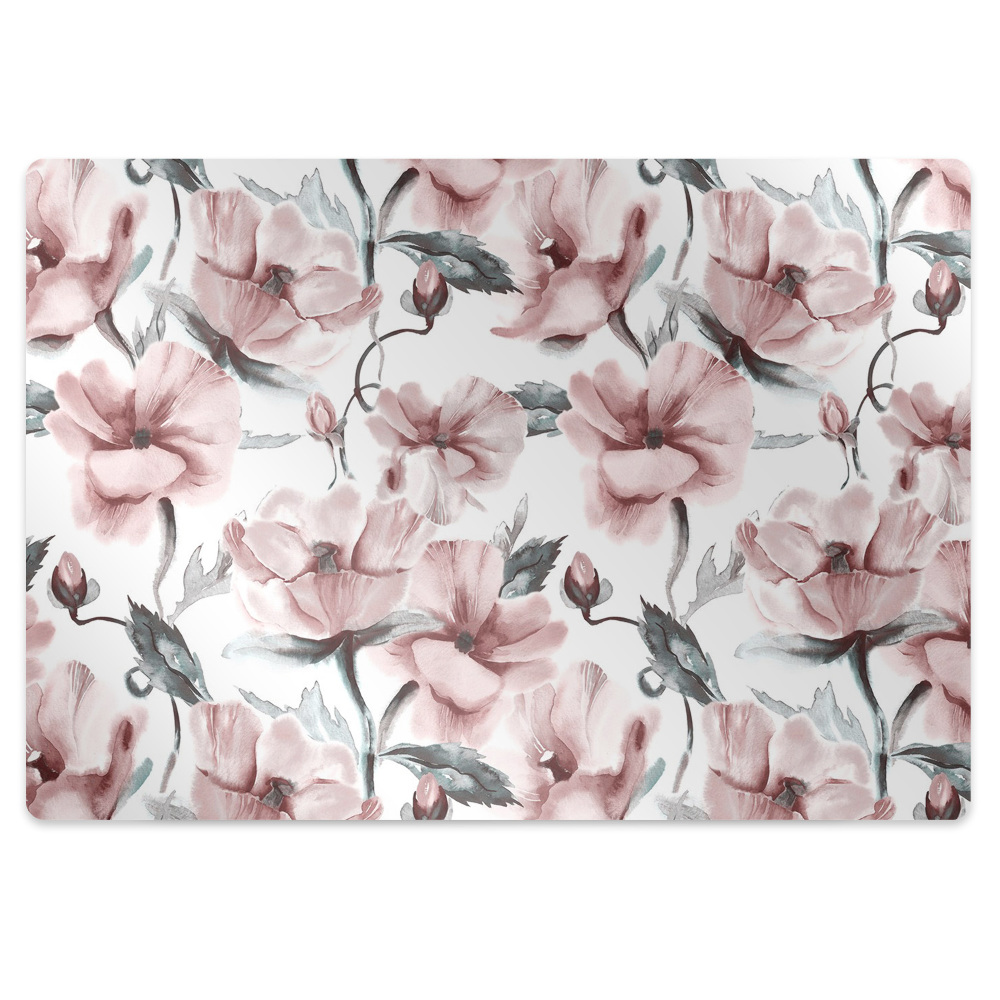 Tapis protège sol Composition de fleurs