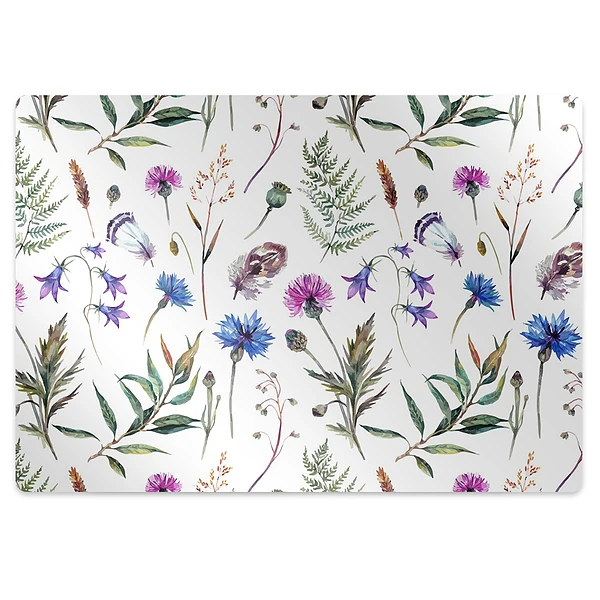 Tapis pour chaise de bureau Fleurs des prés