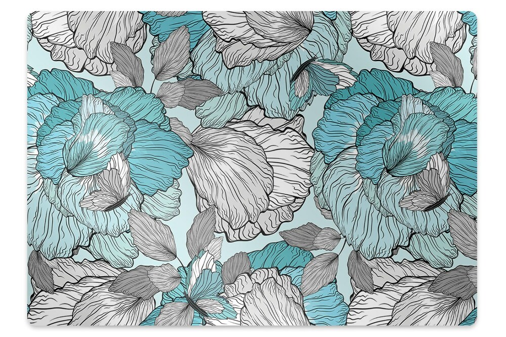 Tapis protège sol Combinaison florale