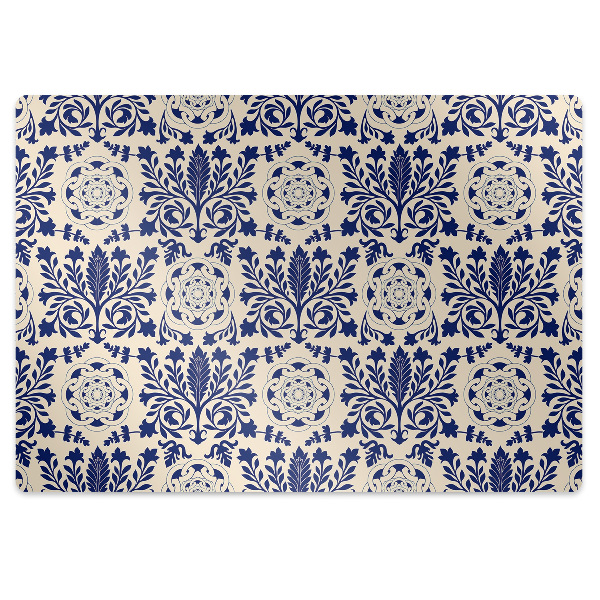 Tapis protège sol Motif bleu