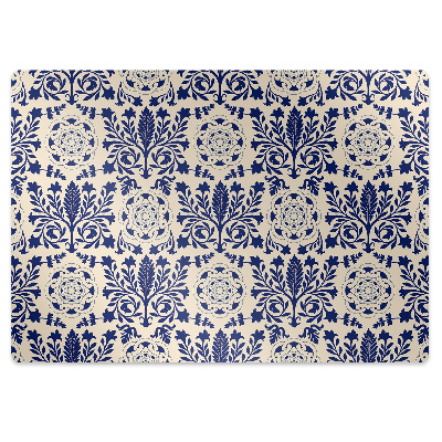 Tapis protège sol Motif bleu
