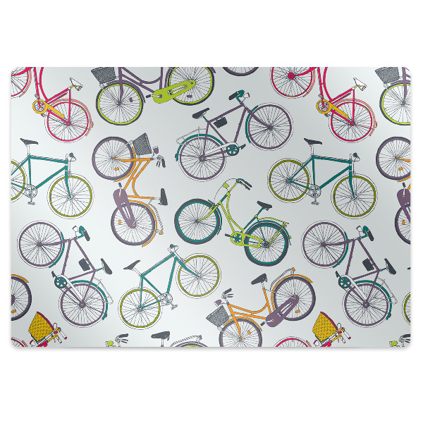 Tapis protège sol Bicyclettes rétro