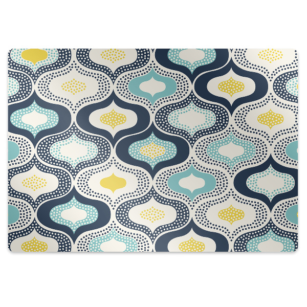 Tapis protection sol Motif gribouillis