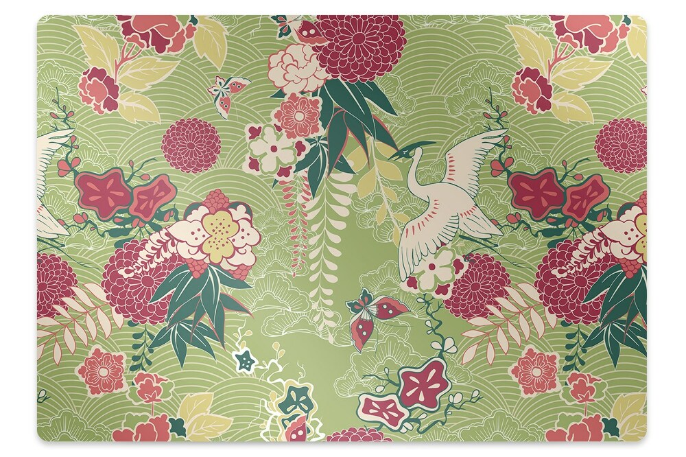 Tapis pour chaise de bureau Faune et flore