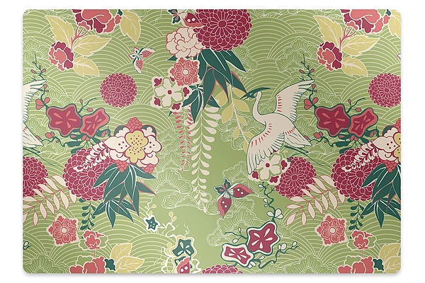 Tapis pour chaise de bureau Faune et flore