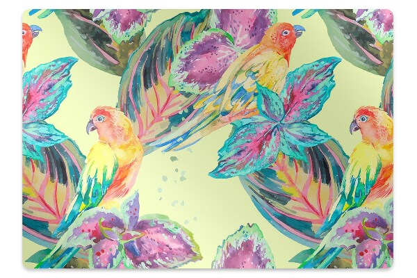 Tapis de chaise Oiseaux exotiques