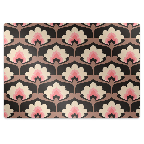 Tapis protège sol Motif floral