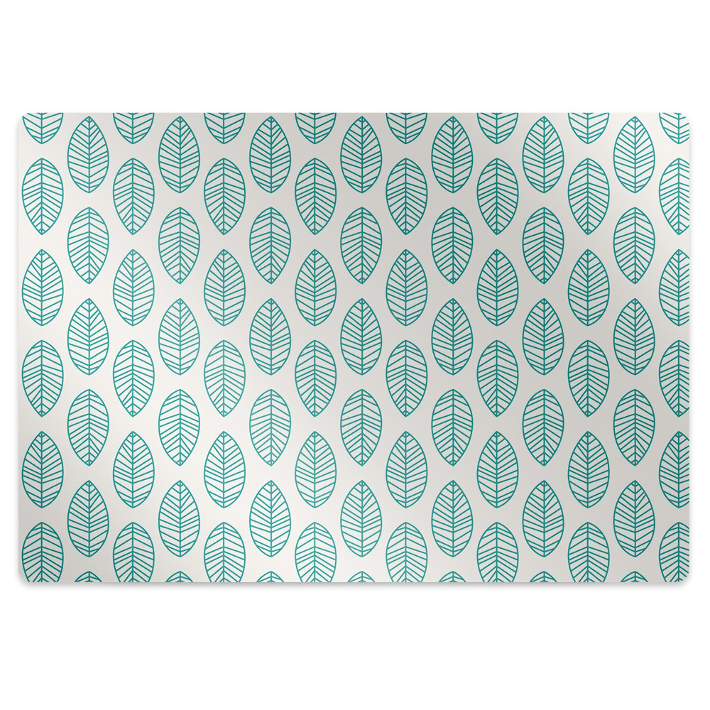 Tapis protection sol Feuilles vertes