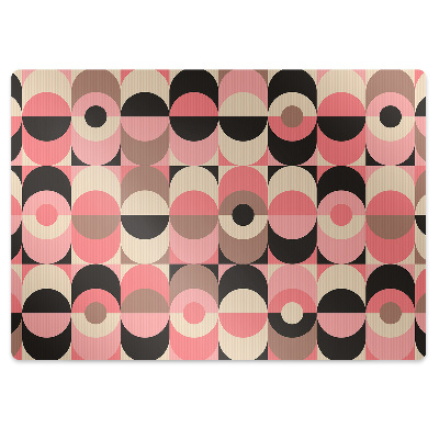 Tapis de chaise Cercles rétro