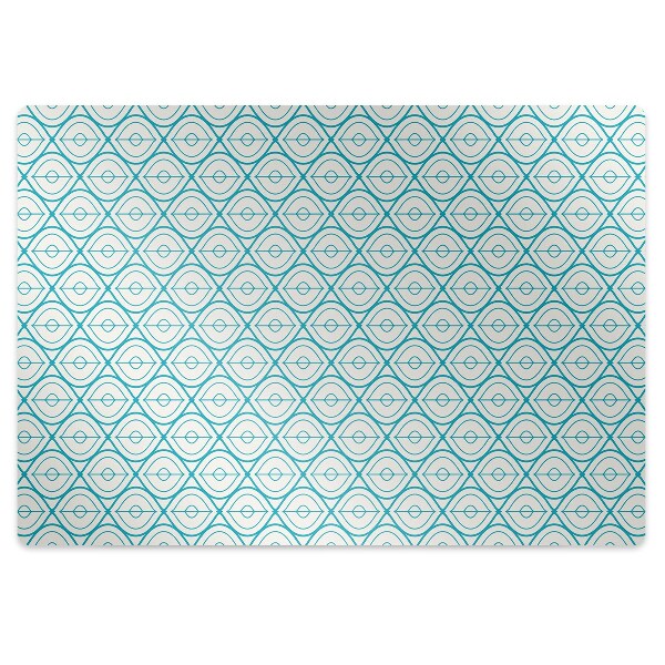 Tapis de chaise de bureau Motif rétro