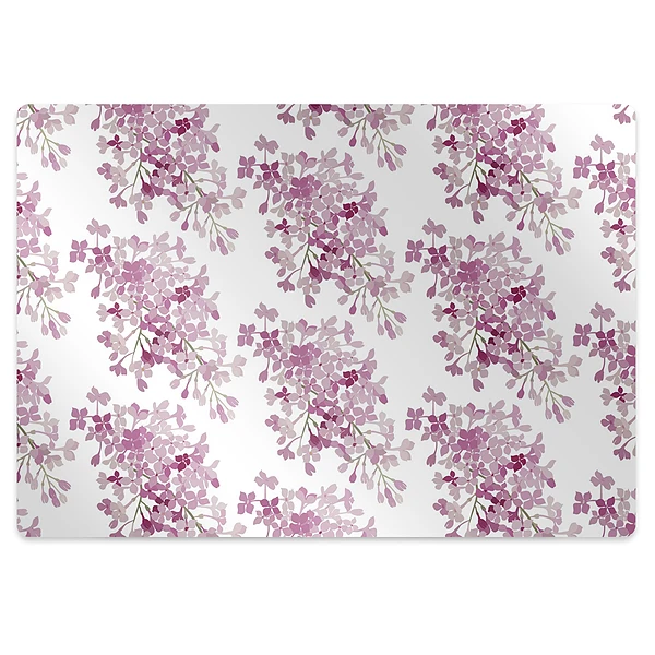 Tapis de chaise de bureau Fleurs brillantes