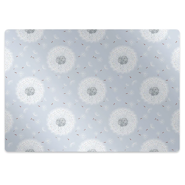 Tapis fauteuil bureau Puffer flower