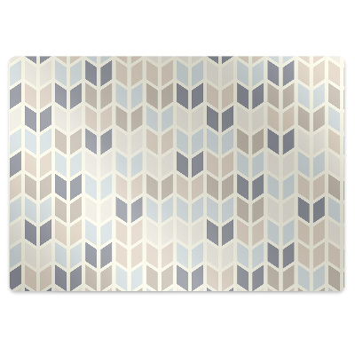 Tapis fauteuil bureau Motif géométrique