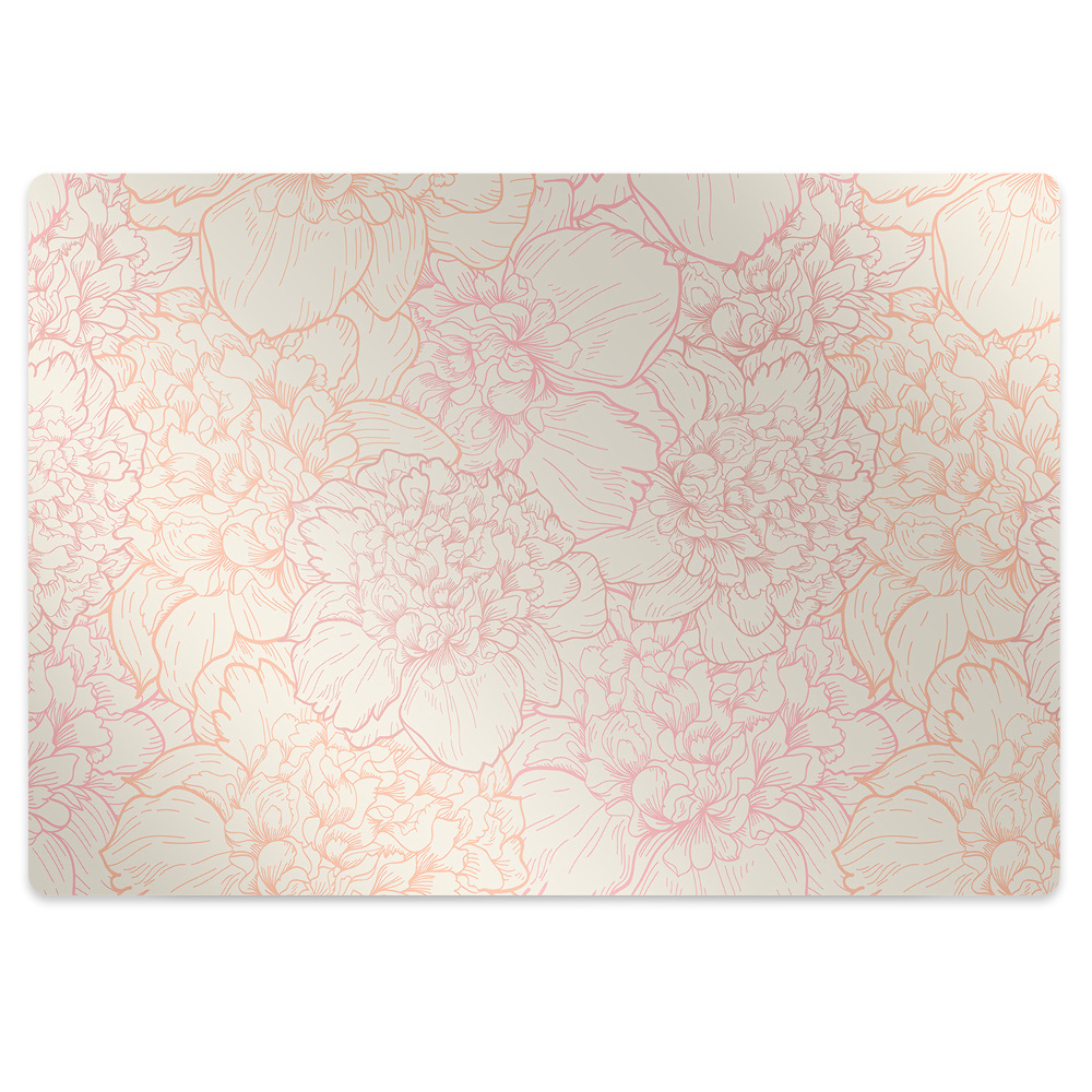 Tapis bureau Flore colorée et lumineuse