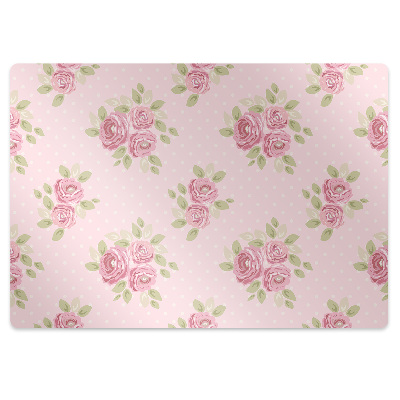 Tapis de chaise de bureau Bouquet de fleurs