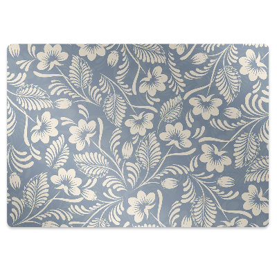 Tapis de protection de sol Motif bleu